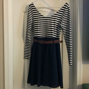 Low Back Knee Length Dress